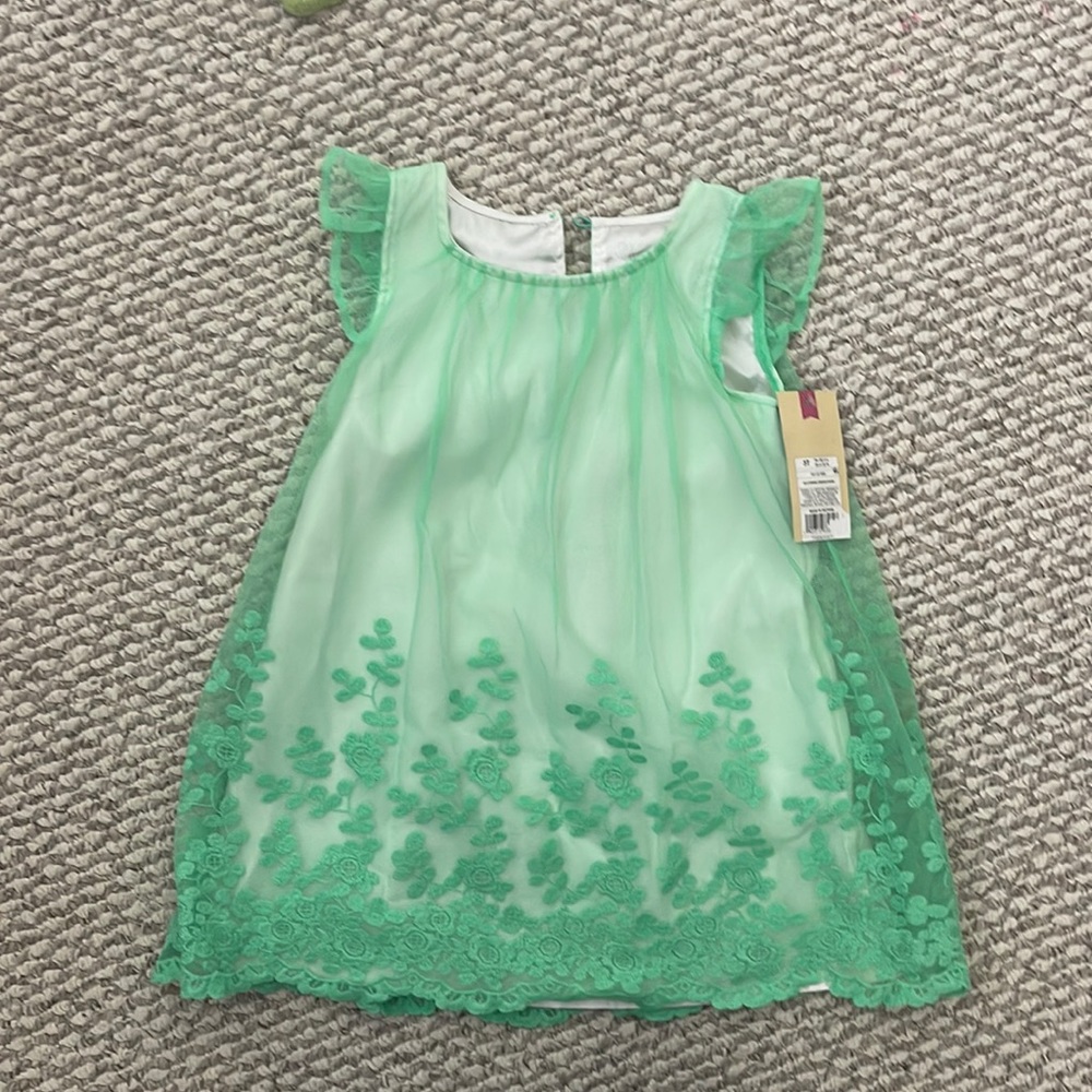 3T Mint Green Spring Dress NWT